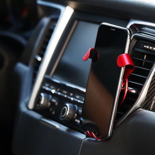 Автомобільний тримач Remax RM-C31 Gravity Car Holder червоний 6954851286257 фото