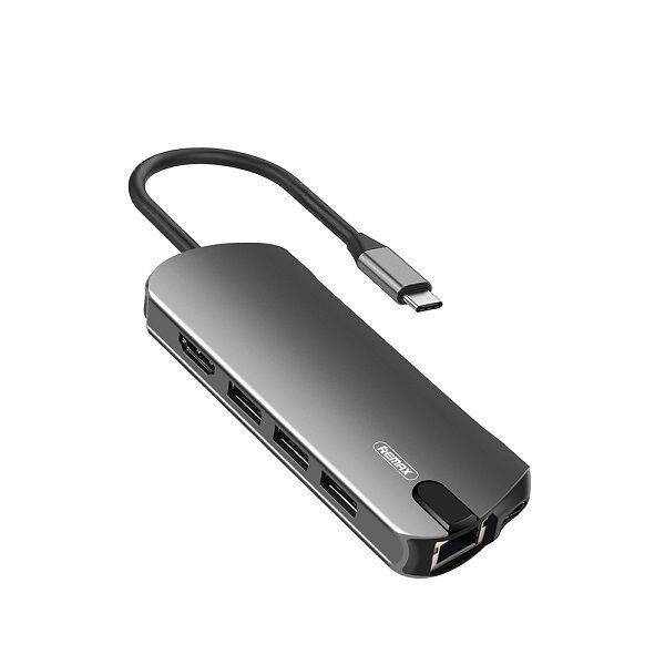 Док-станція Remax RU-U50 Wosan Docking Station сірий 6954851231974 фото