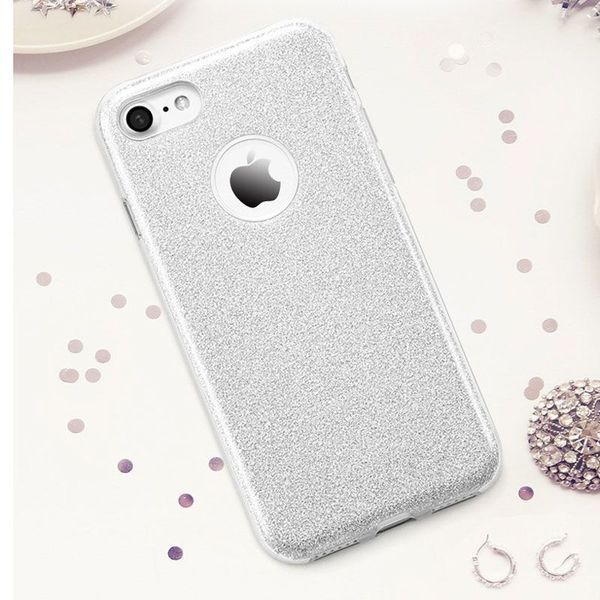 Чохол Remax Glitter iPhone 7 силікон срібло 6954851272304 фото