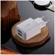 Мережевий зарядний пристрій WK WP-U60i Suda 2.4A 2USB плюс кабель Lightning 220V EU білий 6941027604892 фото 2