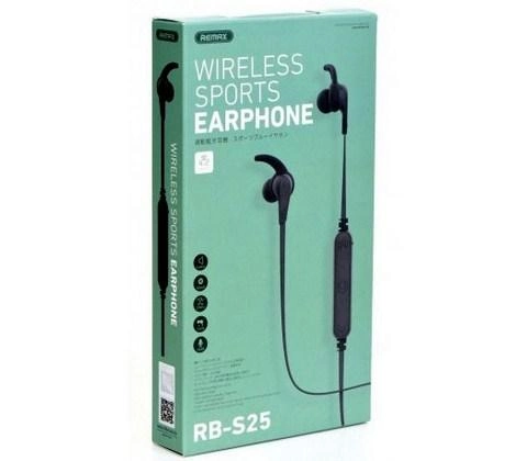 Навушники вакуумні безпровідні Bluetooth Remax RB-S25 чорні 6954851295679 фото