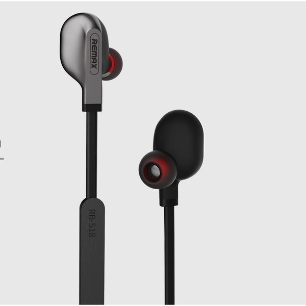 Навушники вакуумні безпровідні Bluetooth Remax RB-S18 чорні 6954851288022 фото