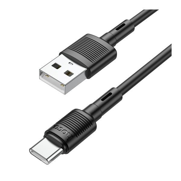 Кабель Hoco X83 USB Type-C 3А 1м чорний 6931474770905 фото