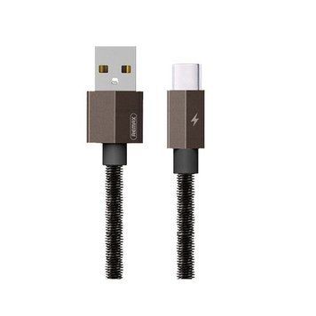 Кабель Remax RC-110a USB Type-C Gefon 1м темно-сірий 6954851288282 фото