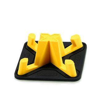 Тримач настільний для телефону Remax RM-C25 Pyramid Car Holder жовтий 6954851268512 фото