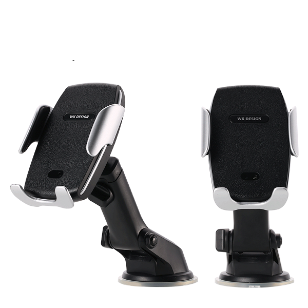 Автотримач з бездротовою зарядкою WK WP-U44 Wireless Car Charger 10W чорний 6941027605769 фото