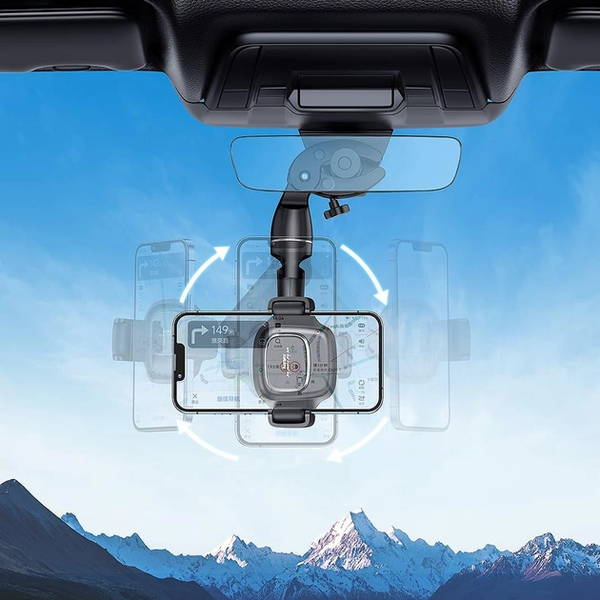 Автомобільний тримач Remax RM-C67 Adjustable чорний 6954851255512 фото