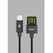 Кабель Remax RC-080a USB Type-C Serpent 2.1А 1м темно-сірий 6954851276135 фото 2