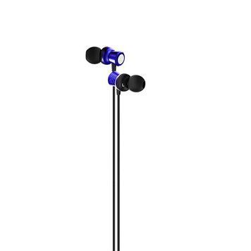 Навушники вакуумні провідні з мікрофоном Recci REW-A01 Melody сині 6955482587720 фото