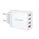 Мережевий зарядний пристрій WK WP-U125 QC3.0 18W EU 4USB білий 6941027616512 фото 2