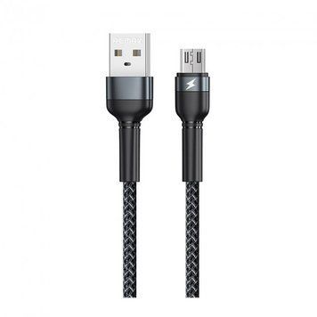 Кабель Remax RC-124m USB micro-USB Jany Series 1м чорний 6972174153568 фото