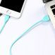 Кабель Remax RC-050i USB Lightning Lesu 1м синій 6954851258636 фото 3