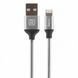 Кабель Recci RCL-W100 Gravel USB Lightning 1м сірий 6955482585535 фото 2