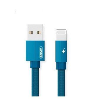 Кабель Remax RC-094i USB Lightning Kerolla 1м синій 6954851284642 фото