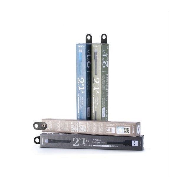 Кабель Remax RC-094i USB Lightning Kerolla 1м синій 6954851284642 фото