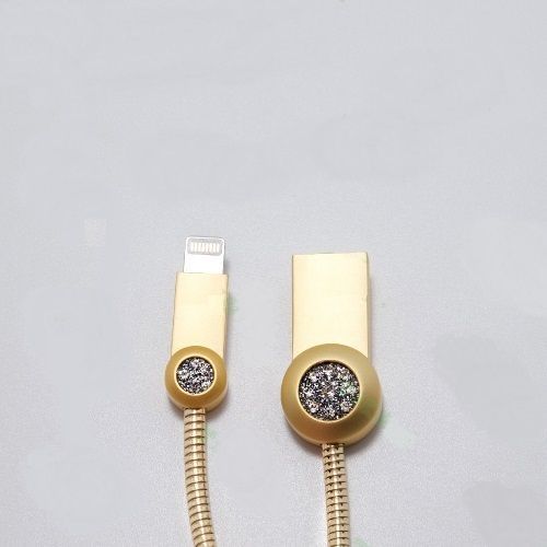 Кабель Remax RC-085i USB Lightning Moon 1м золото 6954851284352 фото