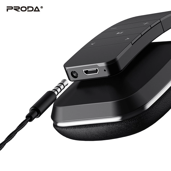 Навушники накладні безпровідні з мікрофоном Bluetooth Proda PD-BH300 сині 6971278725268 фото