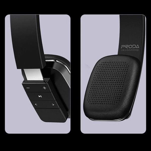 Навушники накладні безпровідні з мікрофоном Bluetooth Proda PD-BH300 сині 6971278725268 фото