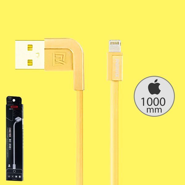 Кабель Remax RC-052i USB Lightning Cheynn 1м золото 6954851259411 фото