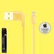 Кабель Remax RC-052i USB Lightning Cheynn 1м золото 6954851259411 фото 6