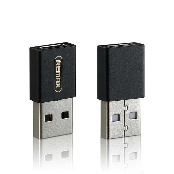 Перехідник Remax RA-USB3 Joymove Type-C to USB-М чорний 6954851284291 фото