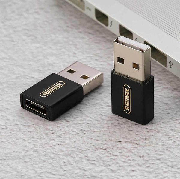 Перехідник Remax RA-USB3 Joymove Type-C to USB-М чорний 6954851284291 фото