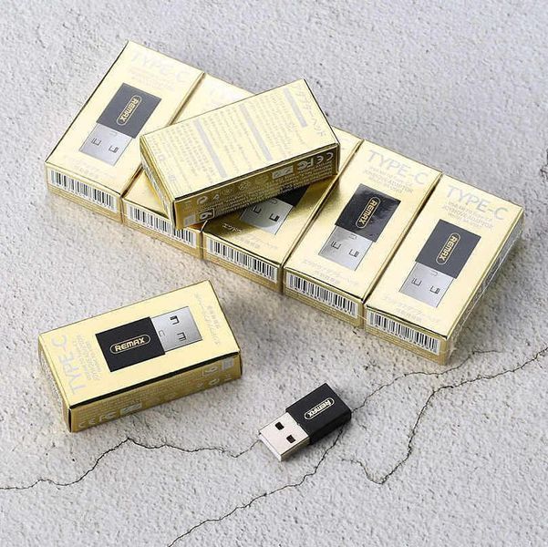Перехідник Remax RA-USB3 Joymove Type-C to USB-М чорний 6954851284291 фото