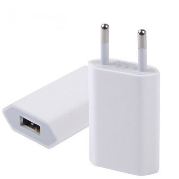 Мережевий зарядний пристрій 1USB СЗУ HOME(1000 Mah) 1А білий 2001001750060 фото