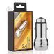 Автомобільний зарядний пристрій Remax RCC-205 Bullet 3.1A 2 USB 12W срібний 6954851252030 фото 4
