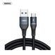Кабель Remax RC-152m USB microUSB Colorful Light 2.4A 1м чорний 6972174153001 фото 3