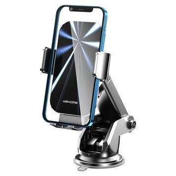 Автотримач з бездротовою зарядкою WK WP-U203 15W Wireless Car Charger Holder чорний 6941027620199 фото