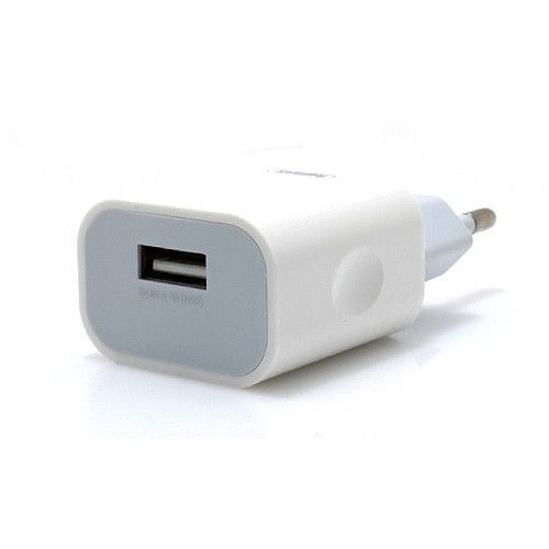 Мережевий зарядний пристрій Remax RP-U14i Traveller 2.4A 1USB плюс кабель Lightning 220V EU білий 6954851289401 фото