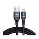 Кабель Remax RC-152i USB Lightning Colorful Light 2.4A 1м чорний 6972174152066 фото 2