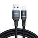 Кабель Remax RC-152i USB Lightning Colorful Light 2.4A 1м чорний 6972174152066 фото 1