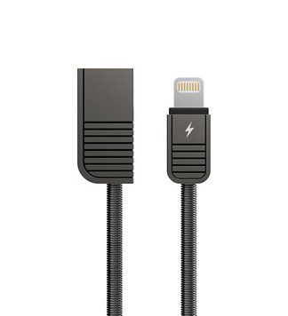 Кабель Remax RC-088i USB Lightning Linyo 1м чорний 6954851275305 фото