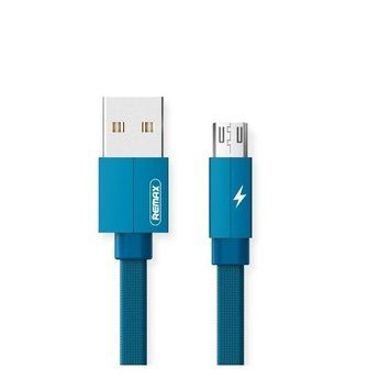 Кабель Remax RC-094m USB МicroUSB Kerolla 1м синій 6954851284482 фото