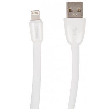 Кабель Recci RCL-S100 USB Lightning Jelly 1м білий 6955482585115 фото