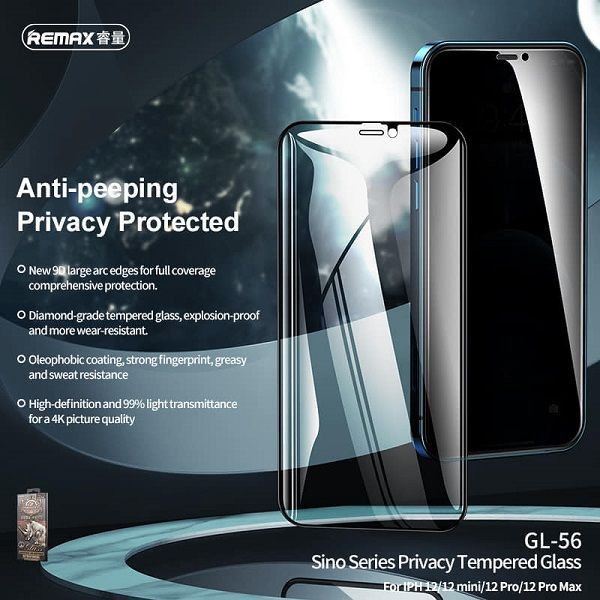 Захисне скло Remax GL-56 Sino iPhone 12 6.7дм 0.3мм 6972174154107 фото