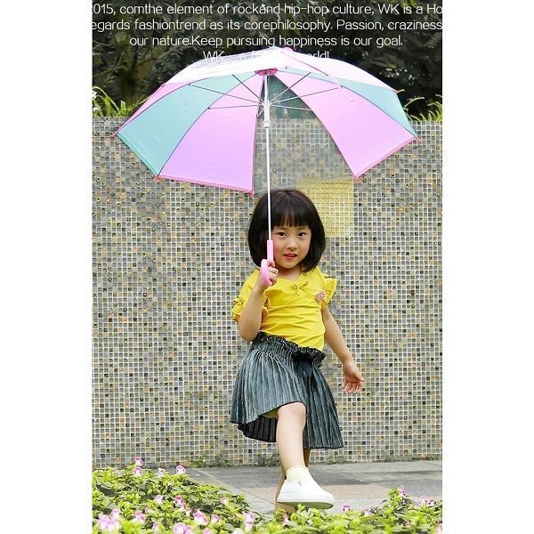 Парасолька WK mini Umbrella WT-U06 рожевий 6970349283850 фото