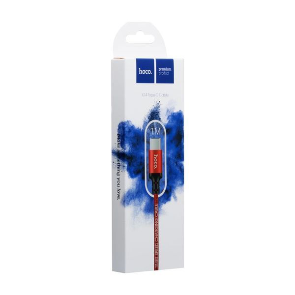 Кабель USB Hoco X14 Times Speed Type-C Колір Чорний 00000018030 фото