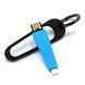 Кабель Remax RC-024i USB Lightning Portable 7см синій 2000700000902 фото 1