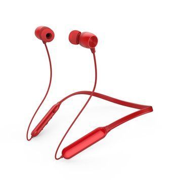 Навушники вакуумні безпровідні Bluetooth Remax RB-S17 Neckband червоні 6954851290759 фото