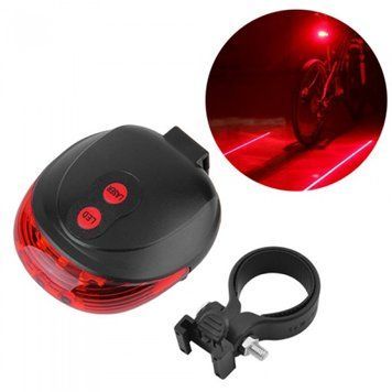 Велоліхтар STOP DW-681-5LED плюс 2Laser 2хААА 2001001750084 фото