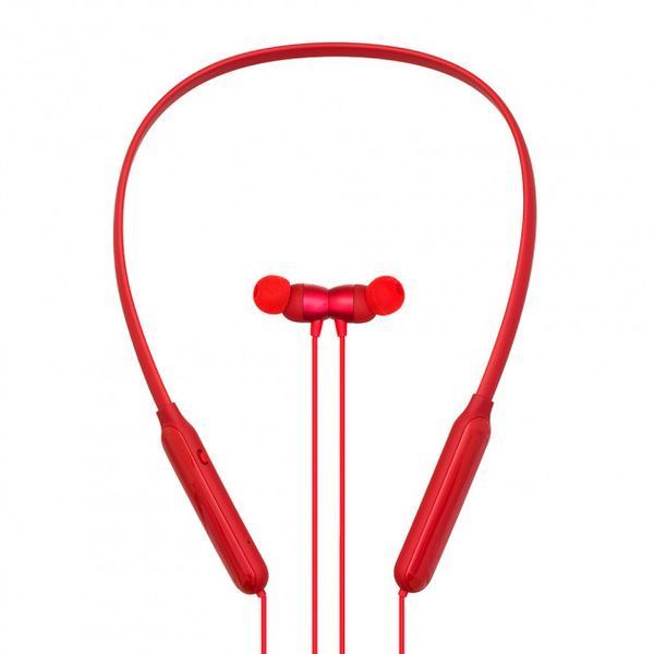 Навушники вакуумні безпровідні Bluetooth Remax RB-S17 Neckband червоні 6954851290759 фото