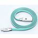 Кабель Recci RCL-B100 USB Lightning Rapid 1м бірюзовий 6955482589649 фото 2