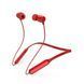 Навушники вакуумні безпровідні Bluetooth Remax RB-S17 Neckband червоні 6954851290759 фото 1