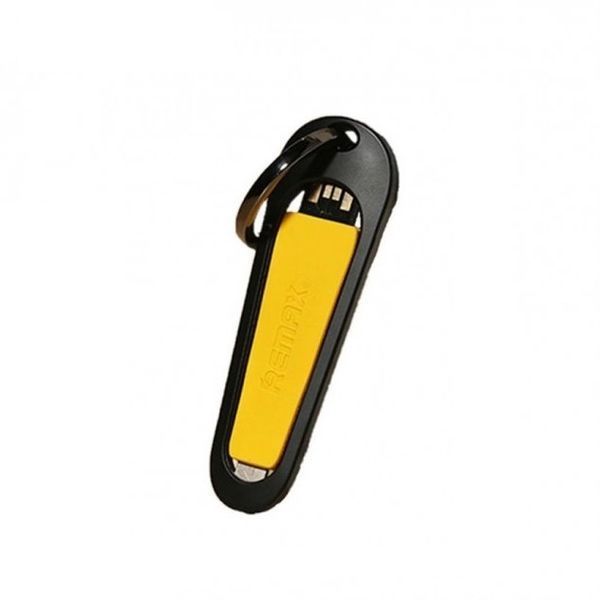 Кабель Remax RC-024i USB Lightning Portable 7см жовтий 2000700000810 фото