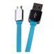 Кабель Remax RC-015m USB МicroUSB King Kong 1м синій 6954851259077 фото 1