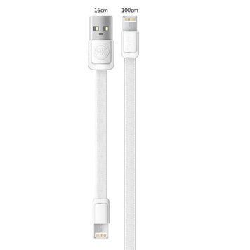 Кабель Combo 2-in-1 WK WDC-009 M&S Lightning microUSB 1м білий 2000700000063 фото