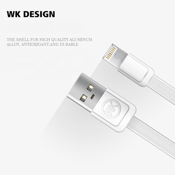Кабель Combo 2-in-1 WK WDC-009 M&S Lightning microUSB 1м білий 2000700000063 фото